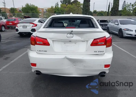 2006 Lexus Is 250 z USA, uszkodzony, nr VIN JTHBK262262010287